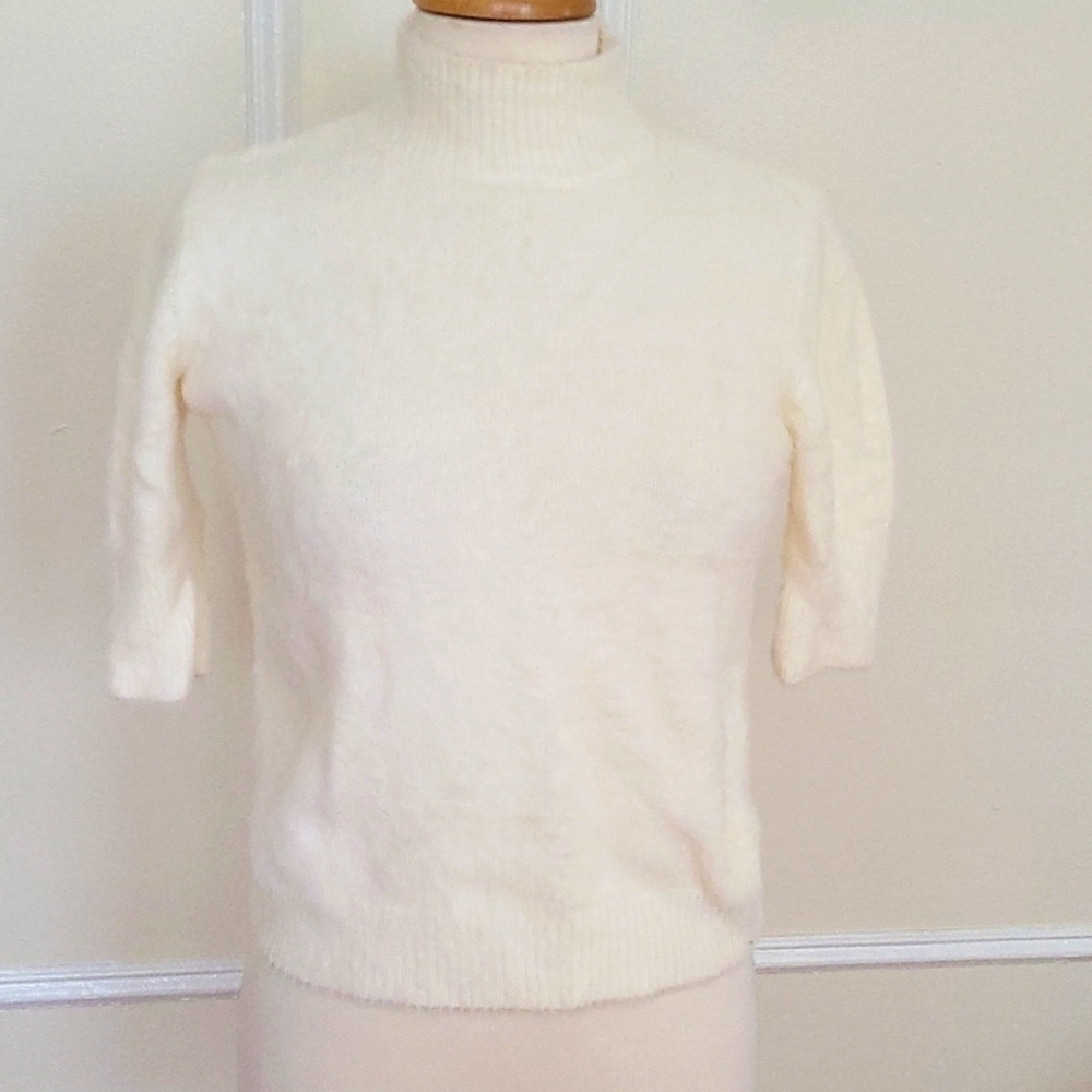 White Fluffy Sweater